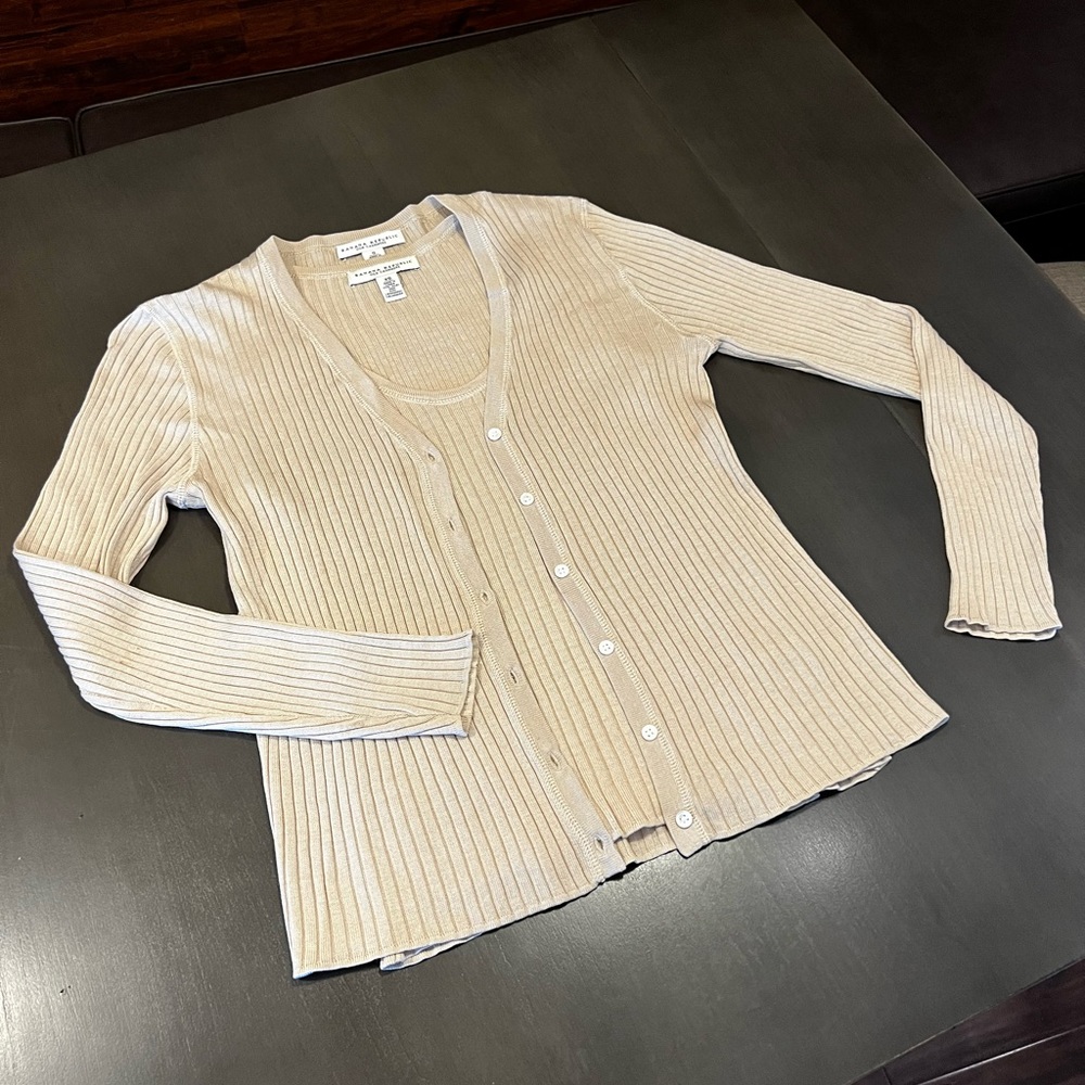 BANANA REPUBLIC Silk Cashmere Tank and Cover Up